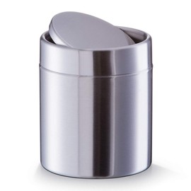 Zeller 18408 Table Waste Bin 201 Stainless Steel ø 11.5 x 14 cm