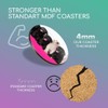 1 x Round Coaster - Labrador Puppies Puppy Dog Cork