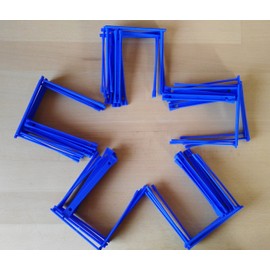 24 x E-Clip File Binder Files Files Archive Clip 80 mm Holes