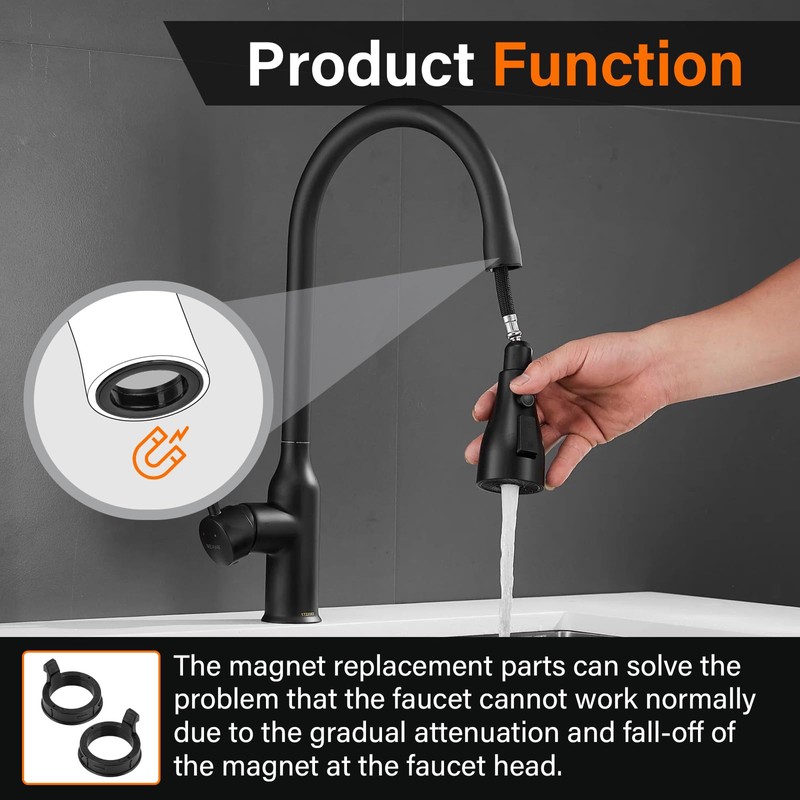 RP80977 Magnet Faucet Magnetic Ring Replacement Kit for Delta Kitchen