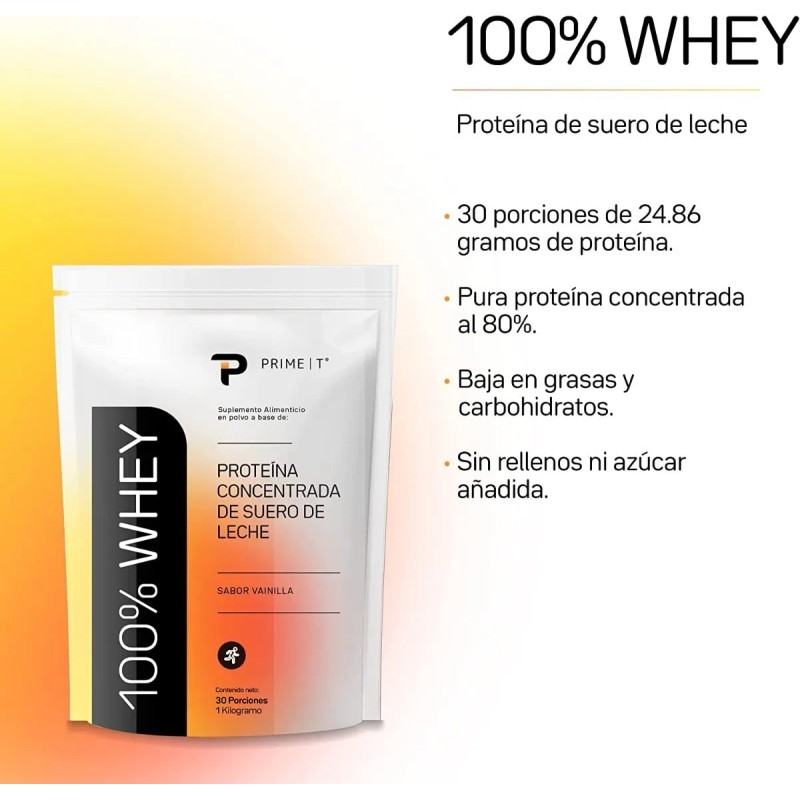 Protena Whey 100 Primetech 1 Kg De 30 Serv, 24