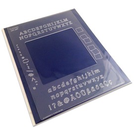 Groovi Plate Mate (Alphabet) for A5 Square Plates