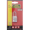 Burg-Wächter Combi 90 20 CHROMO SB Combination Padlock, Silver