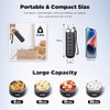 Extra Large Portable 7-Day Weekly Pill Organizer, Waterproof Aluminium Alloy