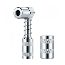 YiiSeeJo 90 Degree Swivel Grease Gun with Right‑Angle Coupler Attachment Heavy‑Duty Lubrication Tool