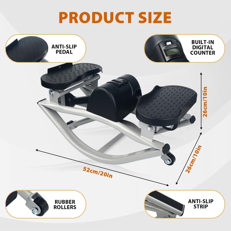 Rock Stepper Side to Side,Rock Stepper,Rock Stepper Machine for Exercise