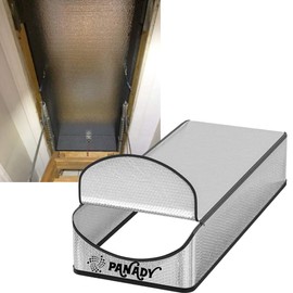 PANADY Attic Stairs Insulation Cover - 25 In x 54 In x 11 In - Class A Fireproof Attic Door Insulation Cover - Attic Access Insulation Cover - Attic Stairway Insulator - Attic Ladder Insulation Cover