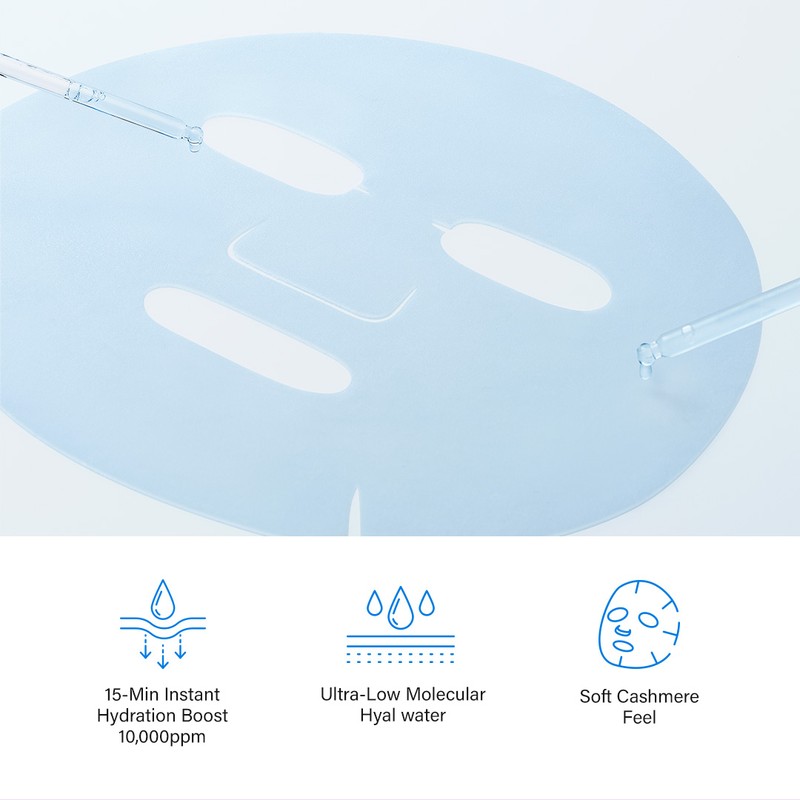 WELLAGE Real Hyaluronic Blue Ampoule Mask V2 (27ml)