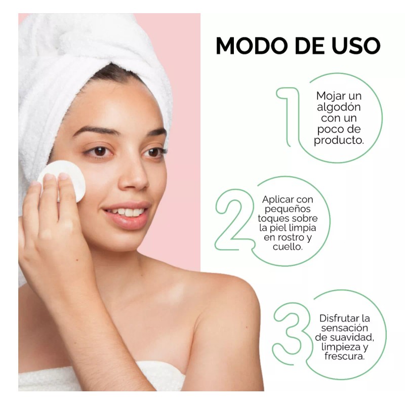 Productos Mart Mexico Agua De Rosas Con Hamamelis, Benjuí Y