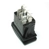 (HO #23) MOMENTARY Rocker Switch; 7 Pins; DPDT, 20A 12vdc,