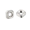 sourcing map M3 Square Nuts, 304 Stainless Steel Metric Coarse