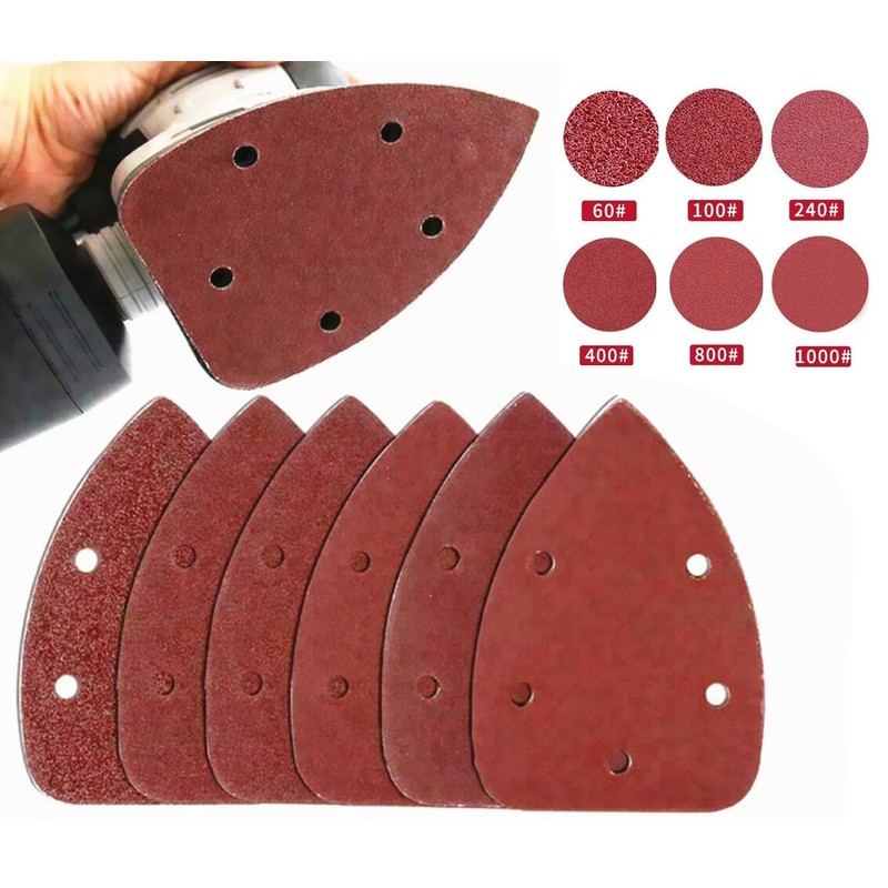 TSUCIA Mini Delta Sander Sandpaper Sanding Discs Sanding Pads 5.5