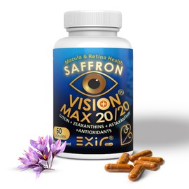 Vision Max 20/20 Visual Performance Support Eye Supplement | Supports Eye Health, Visual Comfort & Focus, 60 Capsules