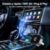 MUKEAO Adaptador Inalámbrico 2 en 1 para CarPlay y Android