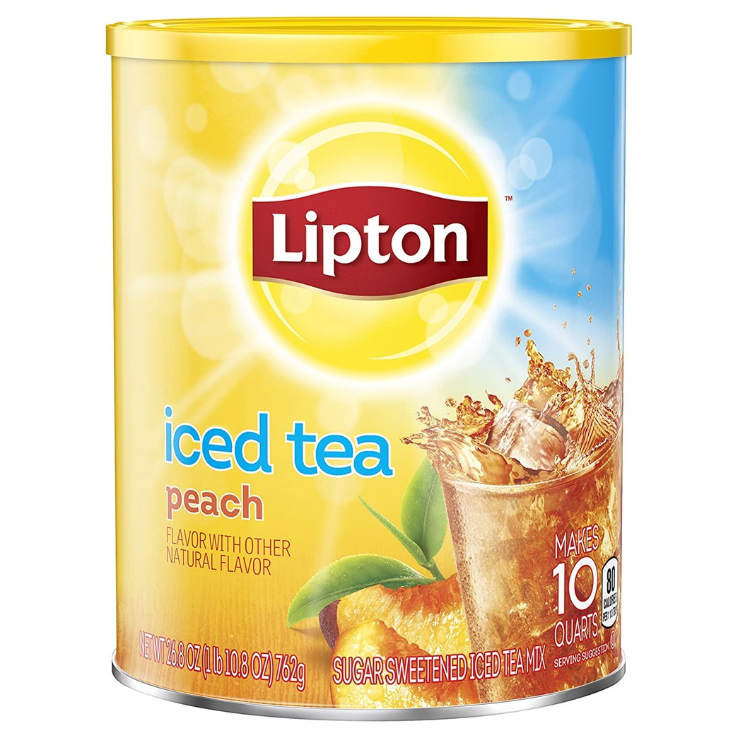 Lipton Iced Tea Mix, Peach 10 qt