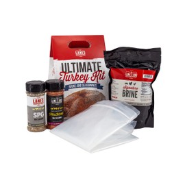 Lane's Ultimate Turkey Brine Kit With Bag - Premium Natural Brining Kit w/ Brine, XL Heavy Duty Brining Bag, Spellbound & SPG Rubs | Season Inside and Out | Expertly Paired Seasonings | No MSG | 4pcs