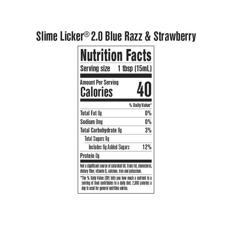 Slime Licker 2.0 - Strawberry or Blue Razz - Specification: