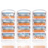 12 Piece Razor Replacement Blade Compatible Orange Shaver Fusion Replacement