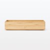 Mujin Ryohin Stackable Bamboo Storage Box, Small, Storage Supplies, Width