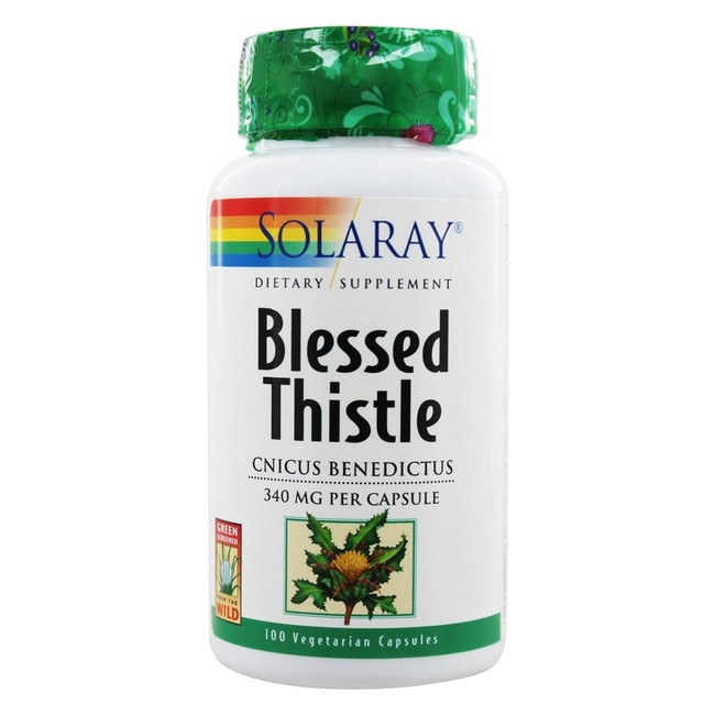 Solaray Blessed Thistle - 340 mg - 100 Capsules