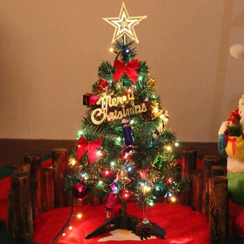 Mini Christmas Tree, LE&D 30 cm Mini Christmas Tree with,