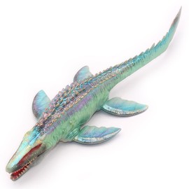 Higherbros Mosasaurus Shark Toys with Openable Jaws 11" Ocean World Realistic Marine Animal Creature Action Figure, Great for Bath Toys, Birthday Gifts for Kids