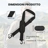 JOVYTH 1 Cinghia per Borsa con Moschettone e Imbottitura –