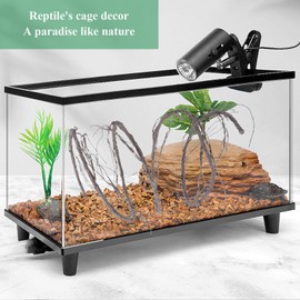 300cm/118inch Bendable Brown Small Artificial Tree Branches Fake Tree Trunk Garland Rattan Wreath Cherry Blossom Grape Vines Floral for Wall Hanging Front Door Reptile Habitat Decoration