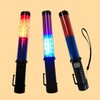 Two-Tone Mini Multi-Function Signal Baton with Warning Light, Siren, and Flashlight Magnet
