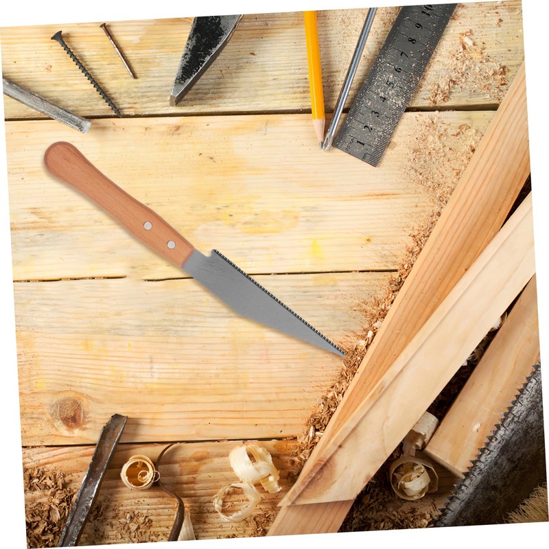 SHINEOFI Compact Hand Saw Portable Woodworking Tool with Fine Teeth