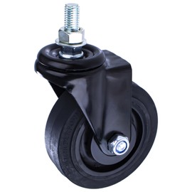 4 Inch Stem Caster Wheel Heavy Duty Threaded Quiet 360° Swivel Caster for Cart,Furniture,Office Desk Chair,Caster,Workbench,Garage Storage,Tool Cabinet Wheels Replacement