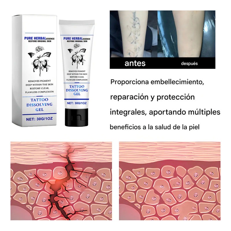 MOPOYAT Gel Hidratante Vegano Cuidado De Tatuajes 30g