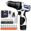 12V Cordless Drill, Power Drill Set with 23pcs Drill Bits/Screws,