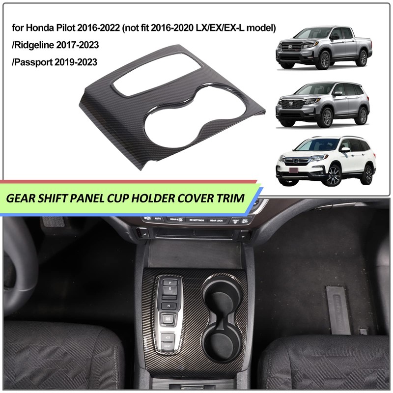 Gear Shift Panel Cover for Honda Pilot 2016-2022 Ridgeline 2020-2023
