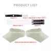 HCMOTORKU Saddle Smoke Heat Shield Air Deflectors Fit For Harley