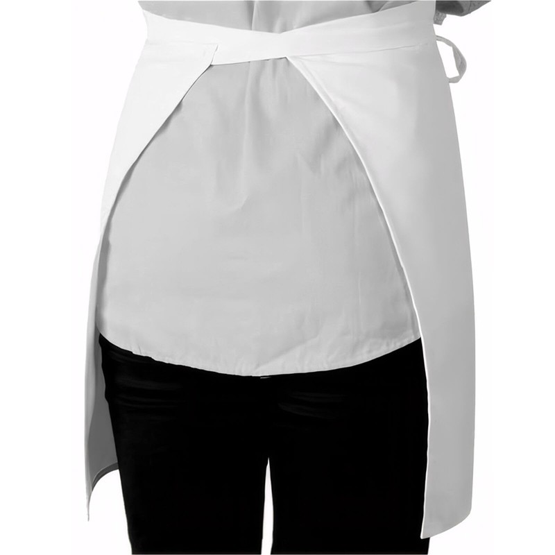 ARBINSON Long Server Apron with 2 Pockets, Extra Long Tie,