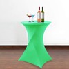 Obstal Grass Green Cocktail Table Covers Stretch Spandex Cocktail Table