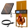 Okkobi Automatic Chicken Coop Door Solar Powered - LCD Display