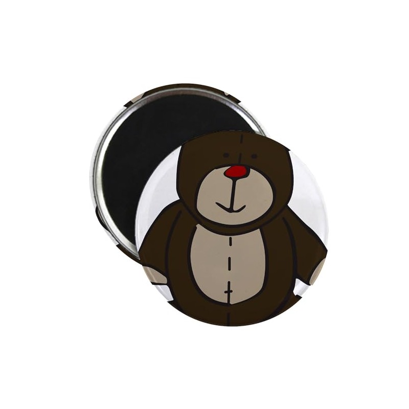 CafePress Teddy Bear Magnet 2.25" Round Magnet, Refrigerator Magnet