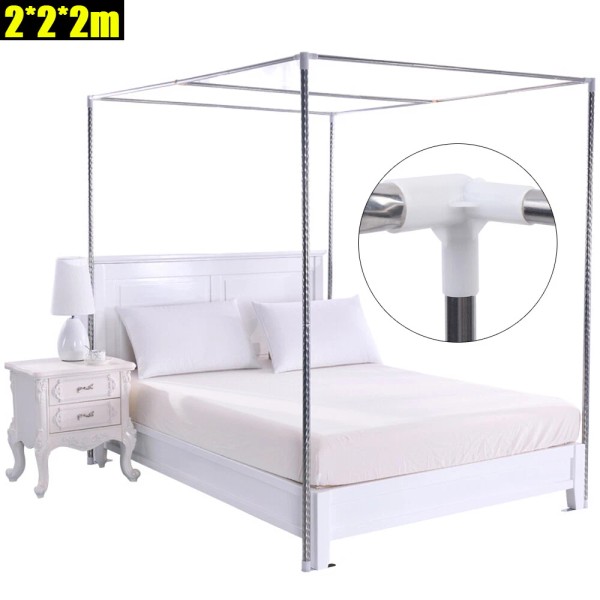 Unbranded Beyeutao Stainless Steels Bed Canopy Frame Mosquito Net Frame