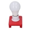 Portable E27 Lamp Bulb with Battery Adapter LED Working Light