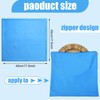 Oudain Silver Storage Bag 17.5 x 17.5 Inch Zippered Anti