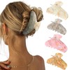 Coubeau Pack of 4 Hair Clips - Large Acrylic Hair