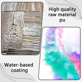 Stone 3D Wall Panels,2-Pack PU Wall Panels, 11.8"*59" Wall Paneling for Interior Wall Decor, Faux Stone Wall Panel for Accent Wall Decor, Sophisticated & Stylish 3D Wall Decor (Bright Silver)