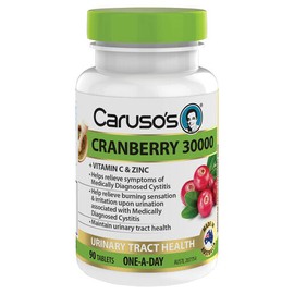 Caruso's Natural Health Cranberry 30000 90 Tablets