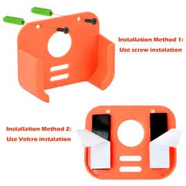 App le TV Wall Mount, Wall Mount Bracket, TV Box Holder Holder, App le TV 4K Wall Mount, Compatible with App le TV 4K and All App le TV Generations (Orange Colour)