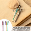 Jeffdad 10Pcs Alloy Mini Spoon Shovel Tableware Charm Multicolor Tiny