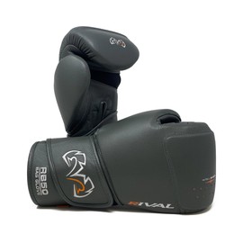 RIVAL Boxing RB50 Intelli-Shock Compact Bag Gloves, Hook and Loop Closure - Soft Inner Lining, Multi-Layered Foam Padding