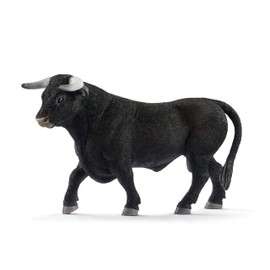 schleich 13875 Black Bull, from 3 years, FARM WORLD - Figurine