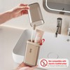 Toothbrush Case, Toothbrush Holder and Rinse Cup, Large Capacity Toothbrush